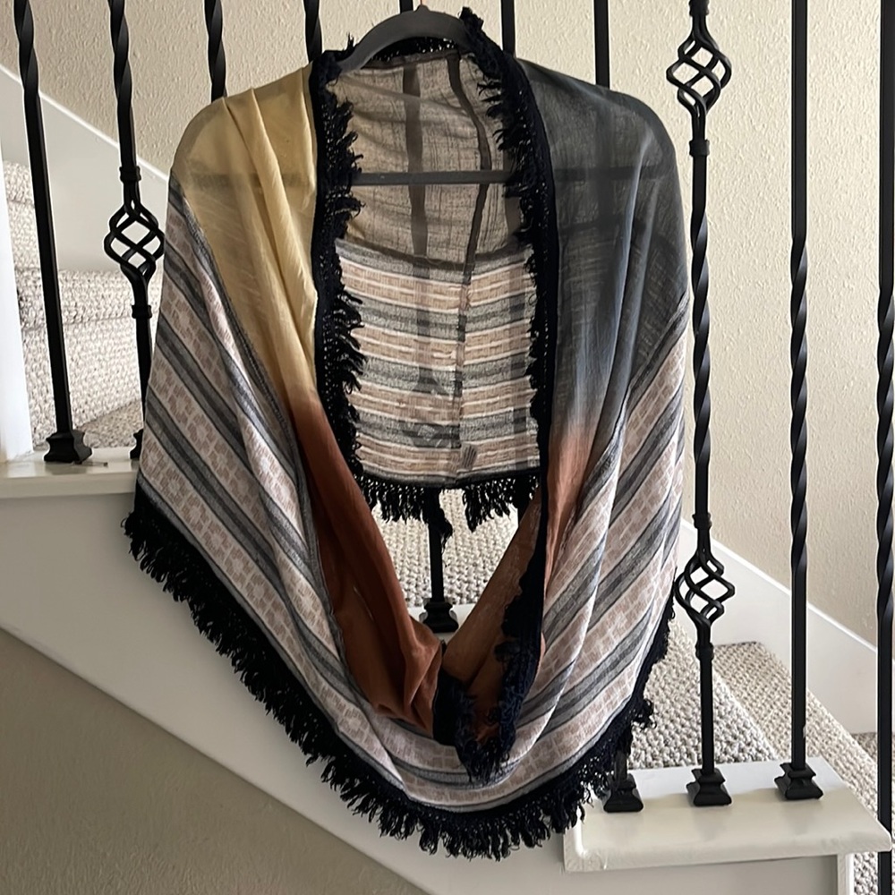 Mixed Print Infinity scarf